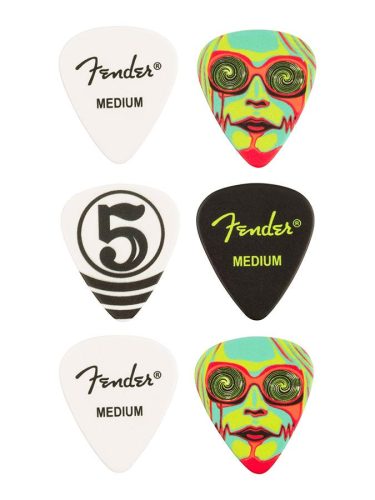 1980351049 Fender  John 5 picks, 351 shape, celluloid, 6-pack