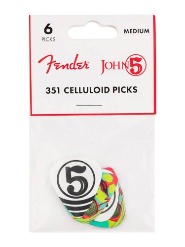 1980351049 Fender  John 5 picks, 351 shape, celluloid, 6-pack