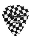 1980351088 Fender  checkerboard picks, 351 shape, celluloid, 8-pack