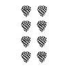 1980351088 Fender  checkerboard picks, 351 shape, celluloid, 8-pack