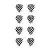 1980351088 Fender  checkerboard picks, 351 shape, celluloid, 8-pack