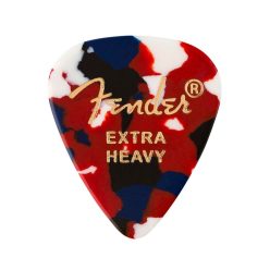   1980351250 Fender  351 shape premium picks, extra heavy, confetti, 12-pack