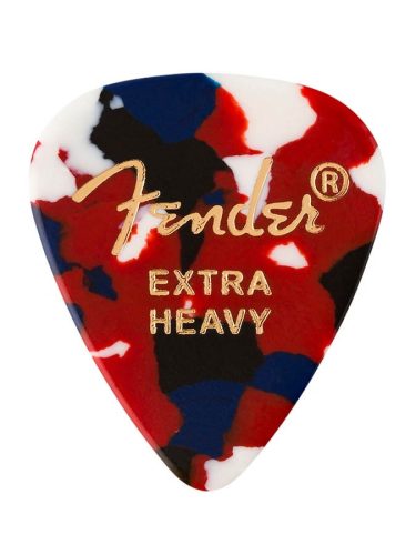 1980351250 Fender  351 shape premium picks, extra heavy, confetti, 12-pack