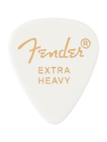 1980351280 Fender  351 shape premium picks, extra heavy, white, 12-pack