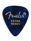 1980351602 Fender  351 shape premium picks, extra heavy, blue moto, 12-pack