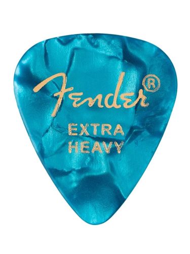 Fender 1980351608 – 351 Premium Plektren, Extra Heavy, Ocean Turquoise, Celluloid, 12er Pack