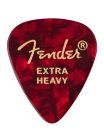 1980351609 Fender  351 shape premium picks, extra heavy, red moto, 12-pack