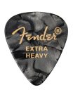 1980351643 Fender  351 shape premium picks, extra heavy, black moto, 12-pack