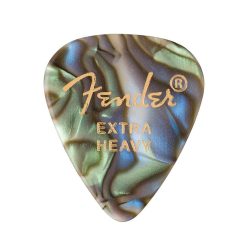   1980351657 Fender  351 shape premium picks, extra heavy, abalone, 12-pack