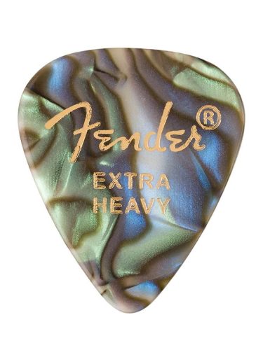 1980351657 Fender  351 shape premium picks, extra heavy, abalone, 12-pack