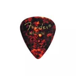   1980351800 Fender Classic Celluloid Picks 12 pcs 351 shape medium shell guitar picks