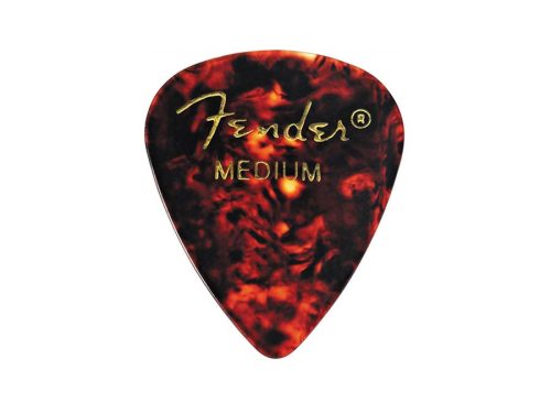 1980351800 Fender Classic Celluloid Picks 12 pcs 351 shape medium shell guitar picks