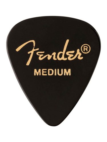 1980351806 Fender  351 shape premium picks, medium, black, 12-pack