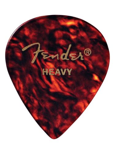 1980551900 Fender Classic Celluloid Picks 12 pieces, 551 shape, heavy