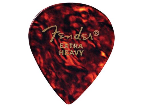 1980551950 Fender Classic Celluloid Picks 12 pieces, 551 shape, extra heavy