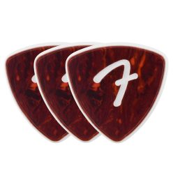   1984346300 Fender  celluloid picks, F grip, 346 shape, shell, 3-pack