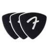 1984346306 Fender  celluloid picks, F grip, 346 shape, black, 3-pack