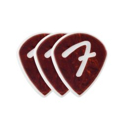   1984551300 Fender  celluloid picks, F grip, 551 shape, shell, 3-pack