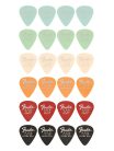 1987351049 Fender  Dura-Tone picks, 351 shape, mixed pickpack, 24 pieces