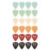 1987351049 Fender  Dura-Tone picks, 351 shape, mixed pickpack, 24 pieces