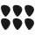 1989999103 Fender  offset picks, 6 pieces, black