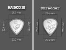 2-SHBA-CP ChickenPicks  variety set Jazz Heavy 2 guitar picks