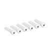 2120 Boston  bass bridge pins, plastic, 6-pack, white with black dot