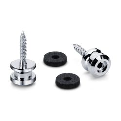   24060200 Schaller  S-Locks strap button set S (thread length 18mm), chrome