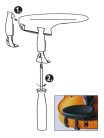 250111 Wittner  violin chinrest standard 4/4, with screwdriver