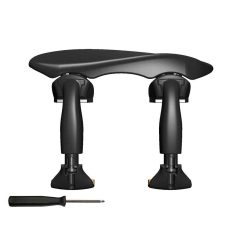   257131 Wittner Ausburg model viola chinrest center and tilt adjustable, center mount for small, fits all sizes, with screwdrive