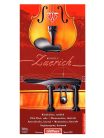 258131 Wittner Zuerich violin chinrest in height and tilt adjustable, side mount 1/2, with screwdriver