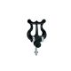 310-K Riedl  clarinet/flute lyre, without mounting hardware, ABS lyre