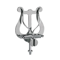   314-NK Riedl  clarinet/flute lyre, without mounting hardware, nickel, medium lyre