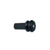 333-E Boston  endpin, ebony, 1-pack, with pearloid eye