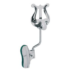   341-NK Riedl  trombone lyre, with bell clamp, small lyre, nickel