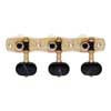 35G-1800-BB Gotoh  machine heads for classic guitar, nylon shaft, 3x left+ 3x right, 70 mm, black button