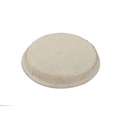  402-G Hayman  rawhide bongo head, with aluminum hoop around the bottom, large 7,8 inch