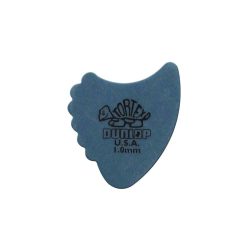   414-R-100 Dunlop Tortex Sharkfin picks, 72-pack, blue, 1.00 mm.