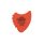 414-R-60 Dunlop Tortex Sharkfin picks, 72-pack, orange, 0.60 mm.