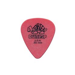   418-R-50 Dunlop Tortex Standard picks, 72-pack, red, 0.50 mm.