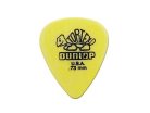 418-R-73 Dunlop Tortex Standard picks, 72-pack, yellow, 0.73 mm.