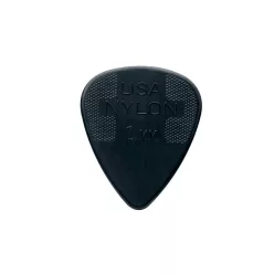   44-P-100 Dunlop Nylon Standard picks, nylon, 12-pack, black, 1.00 mm