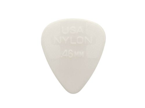 44-R-46 Dunlop Nylon Standard picks, nylon, 72-pack, cream, 0.46 mm.