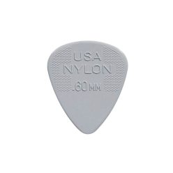   44-R-60 Dunlop Nylon Standard picks, nylon, 72-pack, light grey, 0.60 mm.