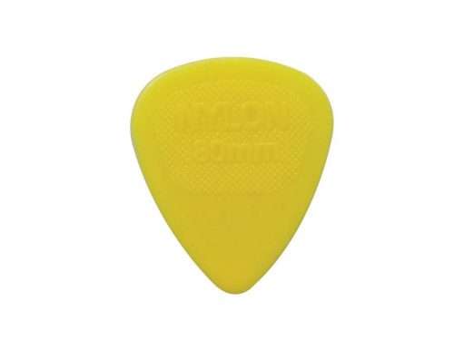 443-R-80 Dunlop Nylon Midi picks, nylon, 72-pack, yellow, 0.80 mm.