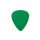 443-R-94 Dunlop Nylon Midi picks, nylon, 72-pack, green, 0.94 mm.