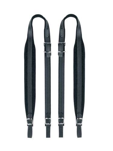 45-S-CV Boston  accordion straps pair, 12-32 basses, 64-68 x 4,5cm, black, split leather, velvet lining