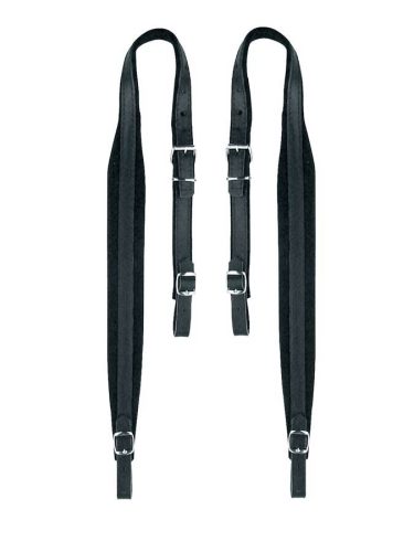 45-S-LV Boston  accordion straps pair, 12-32 basses, 64-68 x 4,5cm, black, top grain leather, velvet lining