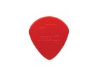 47-R-2N Dunlop Nylon Jazz picks, nylon, red, 24-pack, medium tip, 1.18 mm.