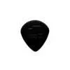 47-R-2S Dunlop Nylon Jazz picks, stiffo nylon, black, 24-pack, medium tip, 1.18 mm.